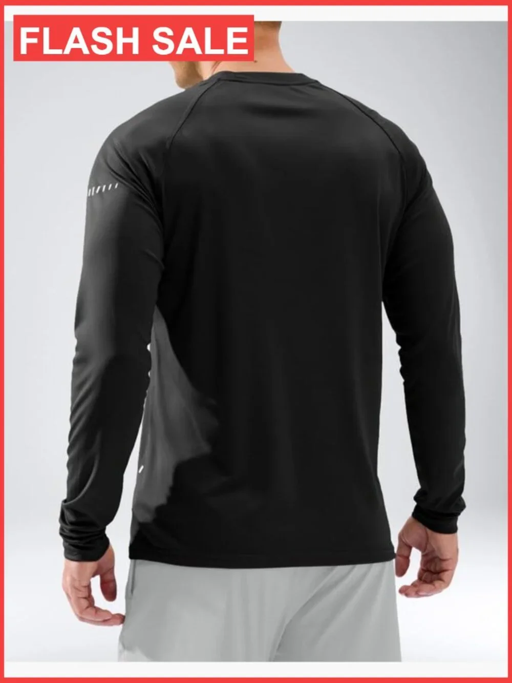 Men's UPF 50+ Long Sleeve Rash Guard Shirt - Lightweight UV Protection